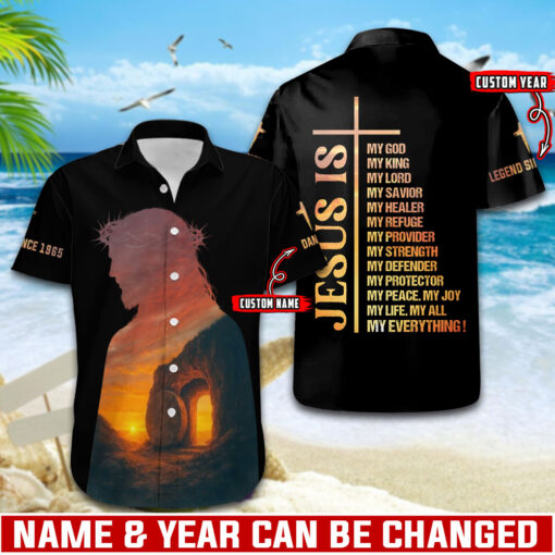 Jesus Is My God My King - Hawaii Shirt - AGG2562