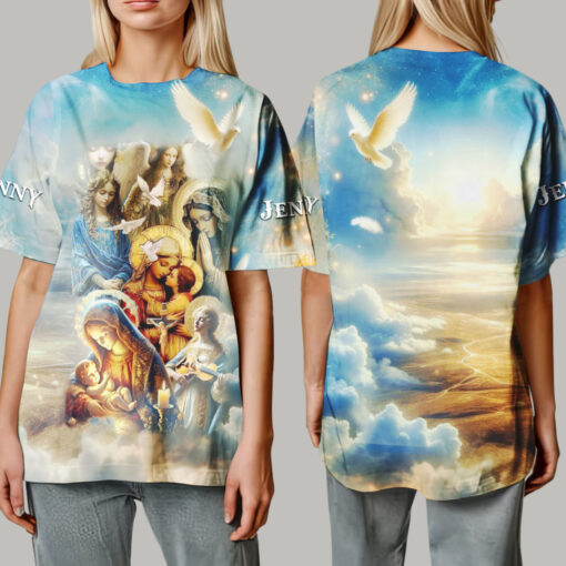 Graphic Virgin Mary Mother Of Jesus Christ - T-Shirt - Image 2
