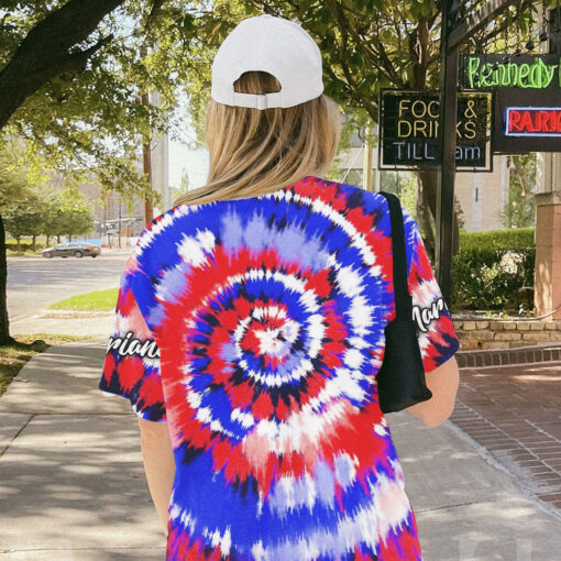 Tie Dye Statue Of Liberty Patriotic Christian Jesus - T-Shirt - Image 5