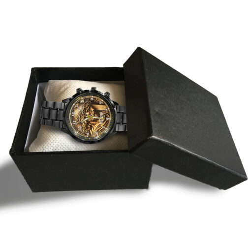 Jesus Christ - Black Stainless Steel Watch - AGG2629 - Image 2