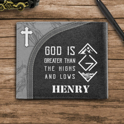God Is Greater Than The Highs And Lows - Man Wallet - AGG2632 - Image 3