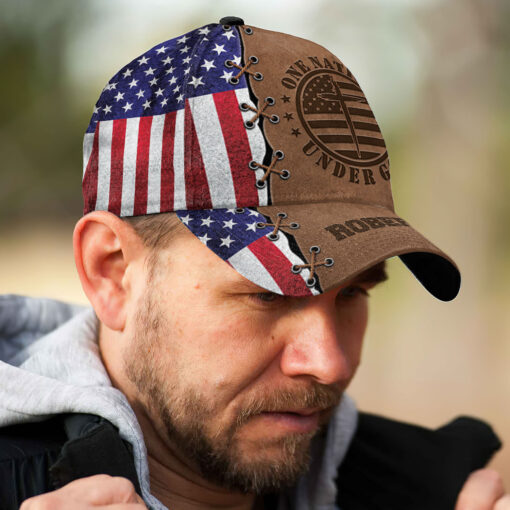 Patriotic Christian One Nation Under God - Classic Cap - Image 4