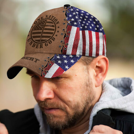 Patriotic Christian One Nation Under God - Classic Cap - Image 5