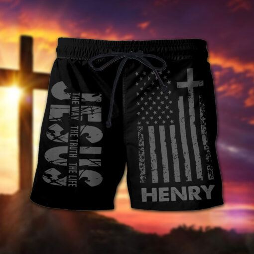 Jesus The Way The Truth The Life - Men's Shorts - AGG2643 - Image 3
