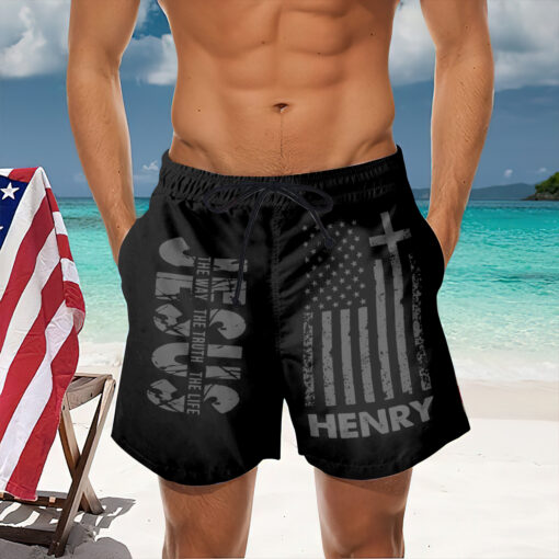 Jesus The Way The Truth The Life - Men's Shorts - AGG2643 - Image 2