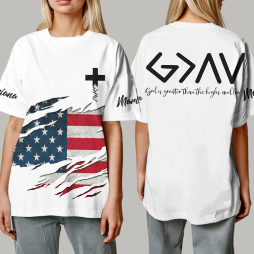 God Is Greater Than The Highs And Lows - T-Shirt - Image 6