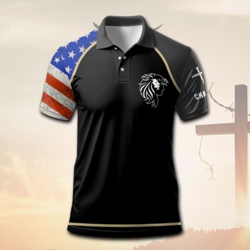 You Got A Lion Inside Of Those Lungs Christian - Polo Shirt - Image 3