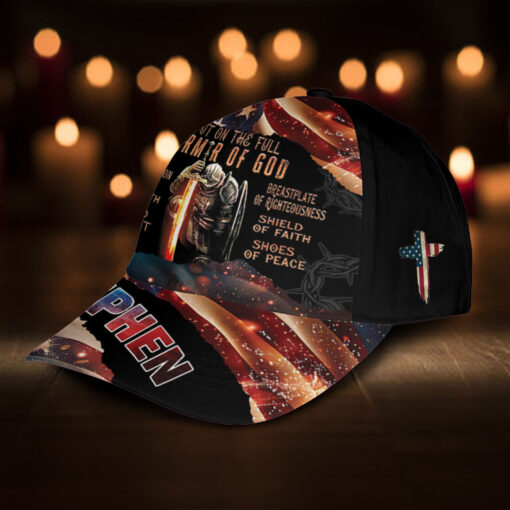 Warrior Put The Full Armor Of God - Classic Cap - Image 2