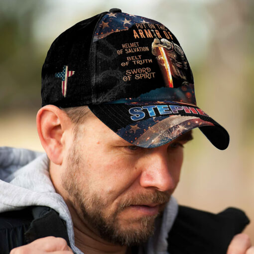 Warrior Put The Full Armor Of God - Classic Cap - Image 4