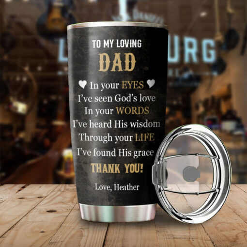 I Took A DNA Test And God Is My Father - Stainless Steel Tumbler 20oz - Image 3