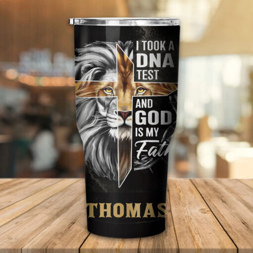 I Took A DNA Test And God Is My Father - Stainless Steel Tumbler 30oz - Image 5