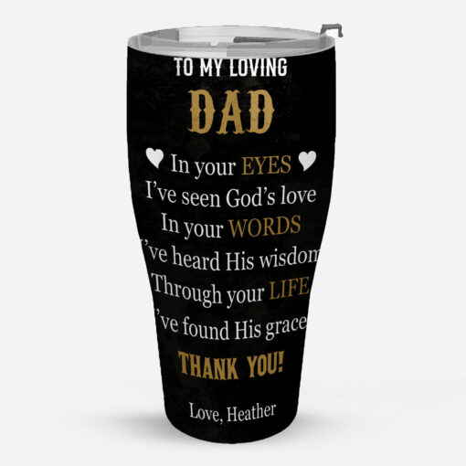 I Took A DNA Test And God Is My Father - Stainless Steel Tumbler 30oz - Image 3
