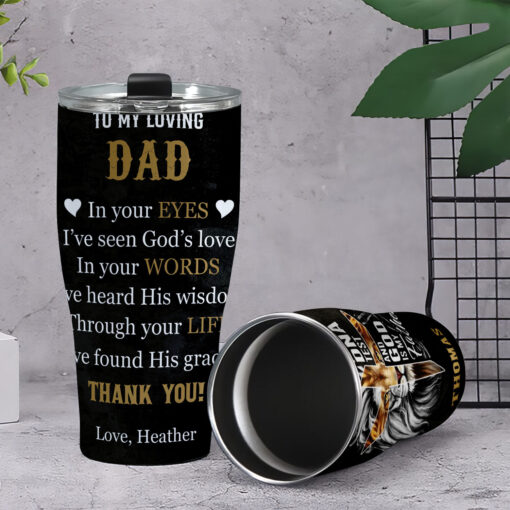 I Took A DNA Test And God Is My Father - Stainless Steel Tumbler 30oz - Image 2