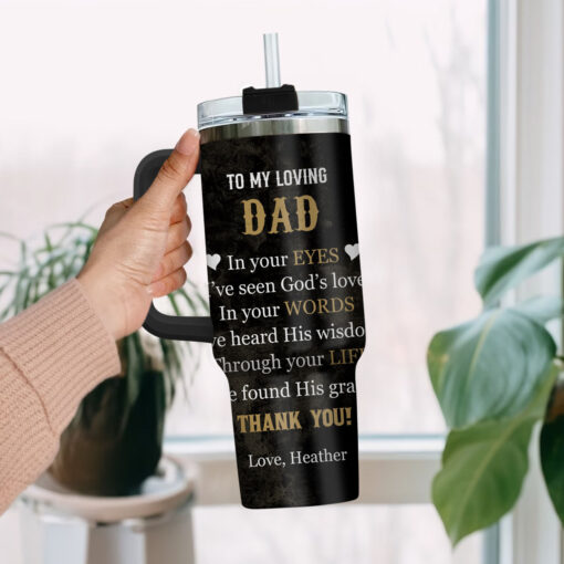 I Took A DNA Test And God Is My Father - Stainless Steel Tumbler 40oz - Image 3