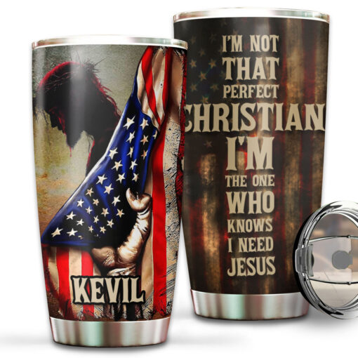 I'm The One Who Know I Need Jesus - Stainless Steel Tumbler 20oz - Image 2
