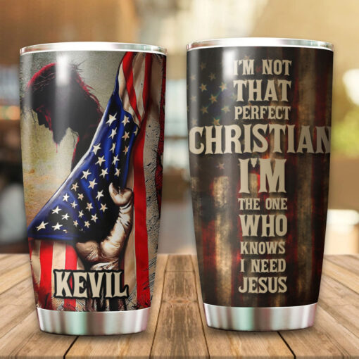 I'm The One Who Know I Need Jesus - Stainless Steel Tumbler 20oz - Image 5