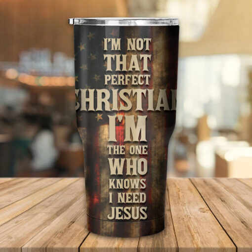 I'm The One Who Know I Need Jesus - Stainless Steel Tumbler 30oz - Image 2