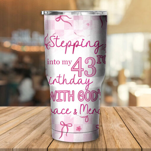 Doing My Best & Letting God Do The Rest - Stainless Steel Tumbler 30oz - Image 2