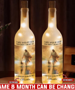 Jesus Walk By Faith- Bottle Light - AGG2569