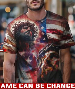 Patriotic Christian Jesus America Pride - T-Shirt