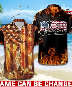 One Nation Under God Patriotic Christian - Hawaii Shirt - AGG2589