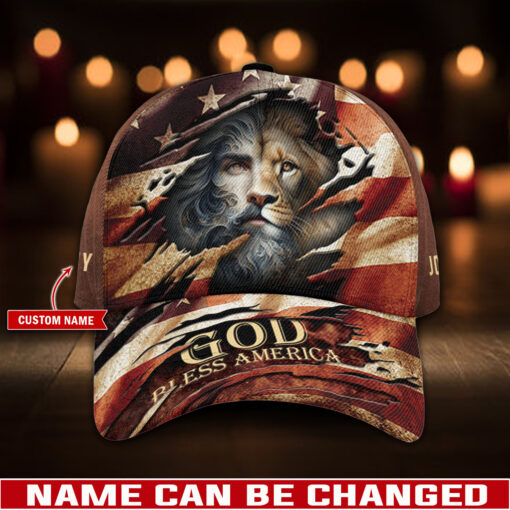 God Bless America Patriotic Christian - Classic Cap