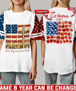 Stars Stripes And Jesus Christ Patriotic Christian - T-Shirt