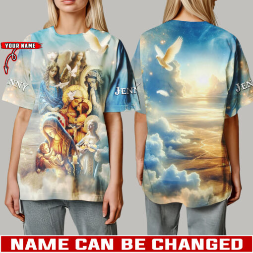 Graphic Virgin Mary Mother Of Jesus Christ - T-Shirt