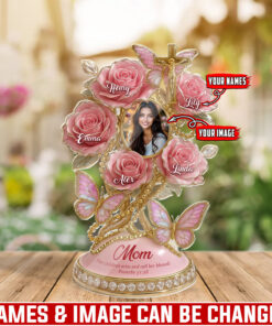 Her Children Arise And Call Her Blessed Mother's Day - Personalized Acrylic Table Plaque