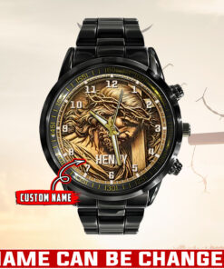 Jesus Christ - Black Stainless Steel Watch - AGG2629