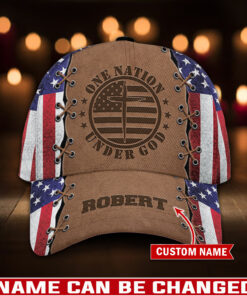 Patriotic Christian One Nation Under God - Classic Cap