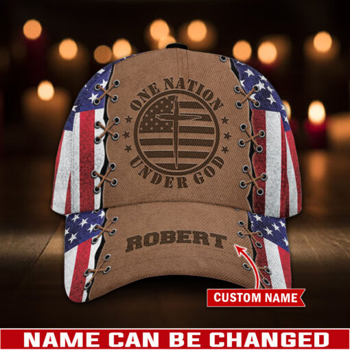 Patriotic Christian One Nation Under God - Classic Cap