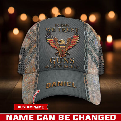 In God We Trust Guns Are Just Backup - Classic Cap
