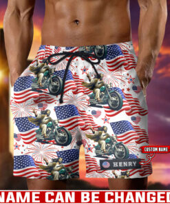 Funny Jesus Christ Riding Motorbike - Men's shorts - AGG2641
