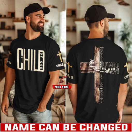 Child Of God Jesus Cross - T-Shirt