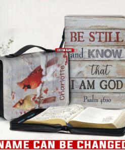 Be Still And Know That I Am God | Personalized Bible Cover