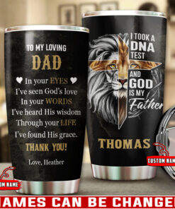 I Took A DNA Test And God Is My Father - Stainless Steel Tumbler 20oz