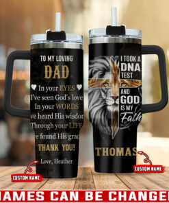 I Took A DNA Test And God Is My Father - Stainless Steel Tumbler 40oz