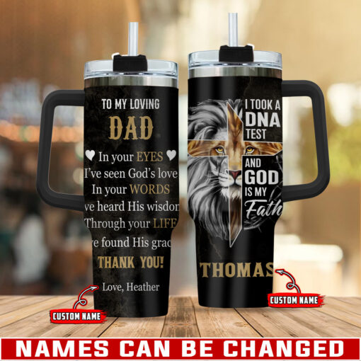 I Took A DNA Test And God Is My Father - Stainless Steel Tumbler 40oz