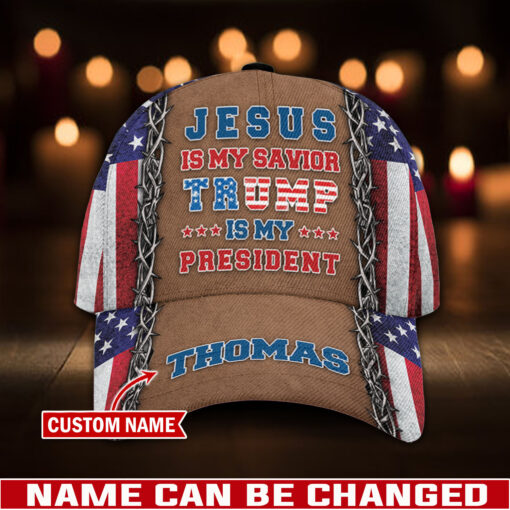 Jesus Is My Savior Trump Is My President - Classic Cap