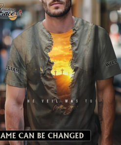 The Veil Was Torn Jesus Christian - T-Shirt