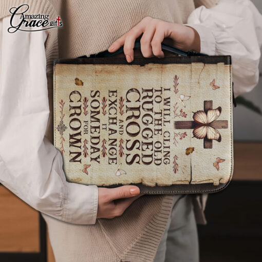 Exchange Old Rugged For The Crown | Personalized Bible Cover - Image 5