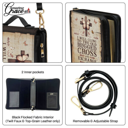 Exchange Old Rugged For The Crown | Personalized Bible Cover - Image 8