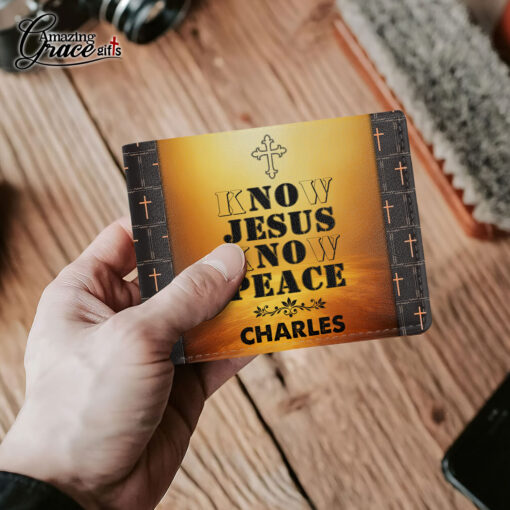 No Jesus No Peace - Man Wallet - AGG2697 - Image 2