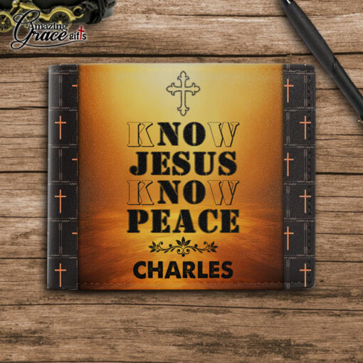 No Jesus No Peace - Man Wallet - AGG2697 - Image 3