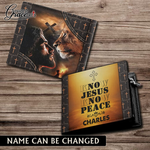 No Jesus No Peace - Man Wallet - AGG2697