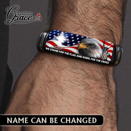 We Stand For The Flag And Kneel For The Cross - Bracelet