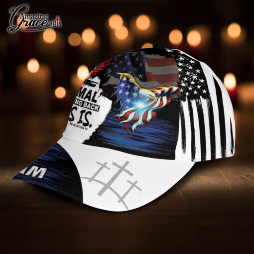 Normal Isn't Coming Back Jesus Is - Classic Cap - Image 5