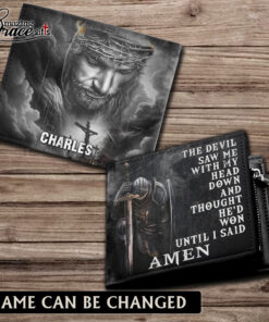 The Devil Thought He Won Until I Said Amen - Man Wallet - AGG2710