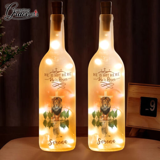 He Is Not Here He Is Risen - Bottle Light - AGG2717 - Image 4